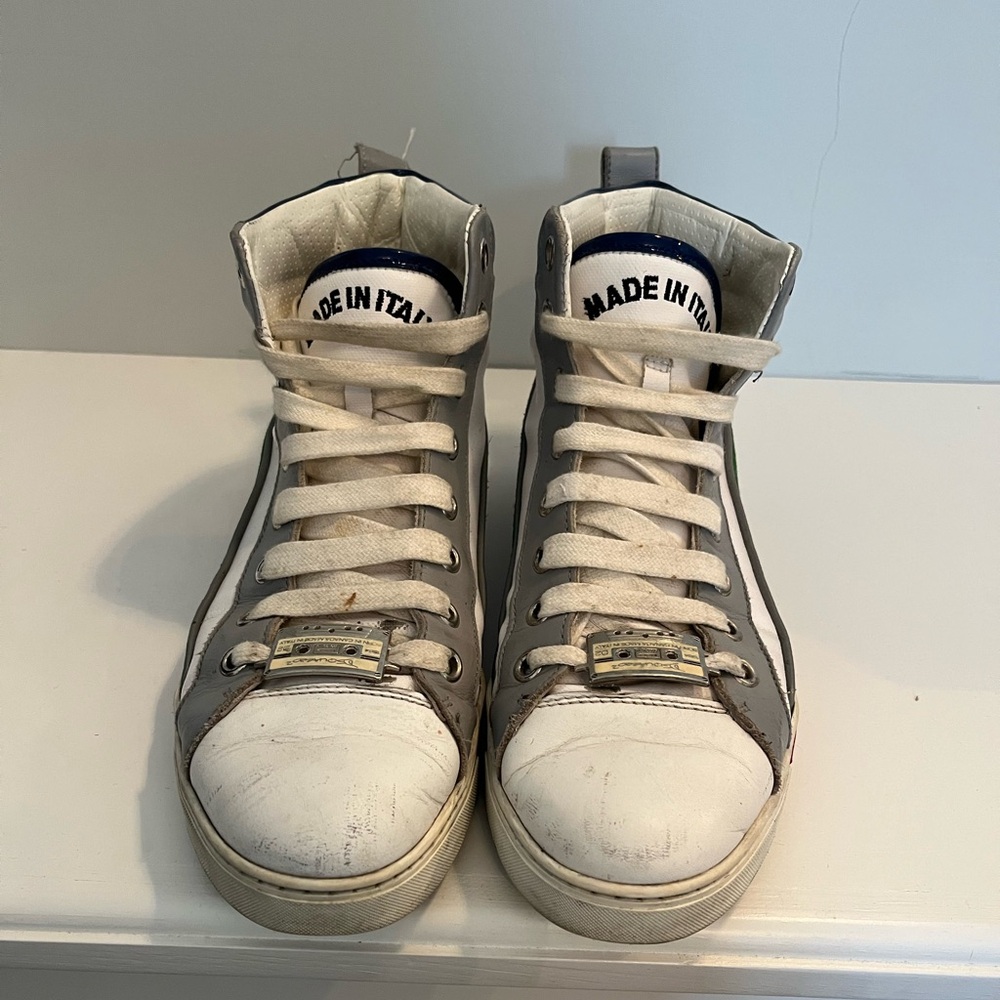 Squared2 High Top Sneakers